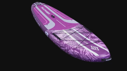 Leafy Expedition Pink 350x89x15 cm (11'6'') Yoga SUP Brett